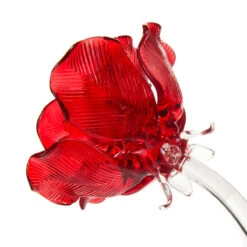 Waterford Crystal, Fleurology Flower Irish Rose, Red -Household Products Shop 40001551 a2