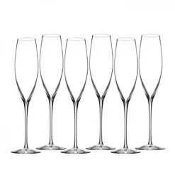 Waterford Crystal, Elegance Classic Champagne Toasting Flutes, Set Of Six