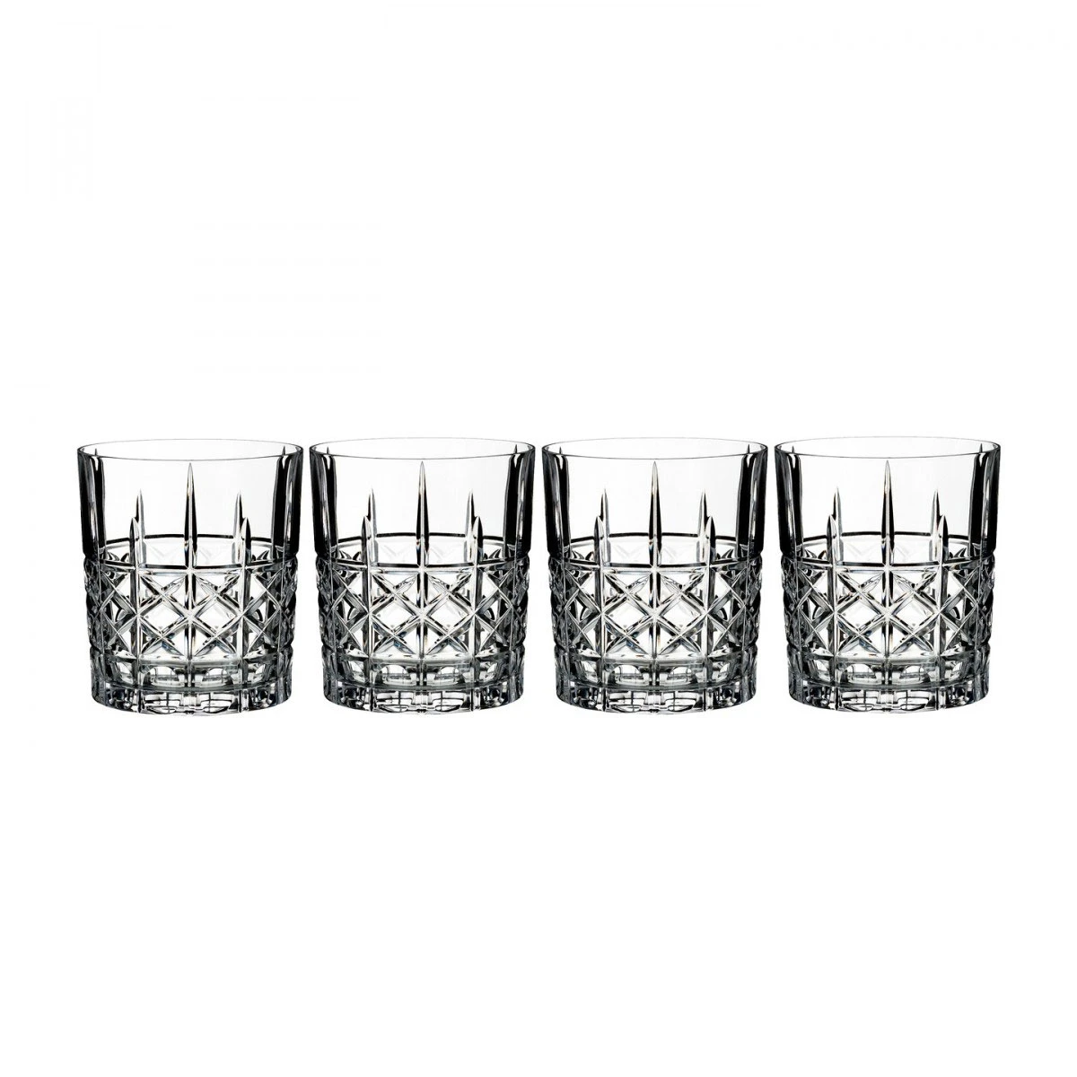 Marquis By Waterford Crystal, Brady Crystal DOF Tumbler, Set Of Four 3 Marquis By Waterford Crystal, Brady Crystal DOF Tumbler, Set Of Four