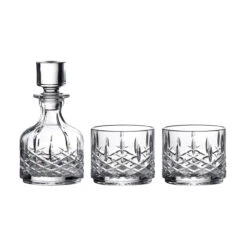 Marquis By Waterford Markham Stacking Decanter And Tumbler Pair