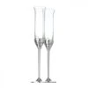 Vera Wang Wedgwood, Crystal And Silver Love Knots Toasting Crystal Flutes, Pair 2 Vera Wang Wedgwood, Crystal And Silver Love Knots Toasting Crystal Flutes, Pair -Household Products Shop 54735805748 a1