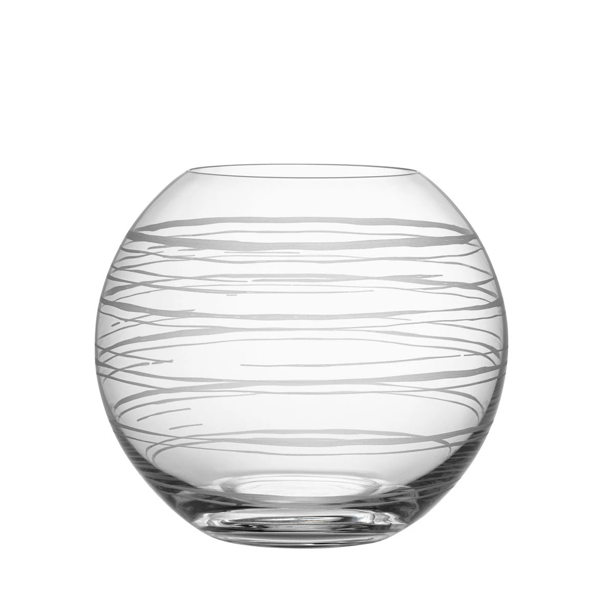 Orrefors 5.24" Crystal Graphic Vase 3 Orrefors 5.24" Crystal Graphic Vase