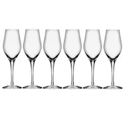 Orrefors Crystal Sense Sparkling Wine, Champagne, Set Of 6