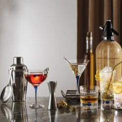 Orrefors Intermezzo Blue Saucer Coupe Champagne Cocktail Glass, Single 6 Orrefors Intermezzo Blue Saucer Coupe Champagne Cocktail Glass, Single -Household Products Shop 6257403 a2