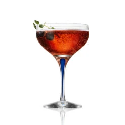 Orrefors Intermezzo Blue Saucer Coupe Champagne Cocktail Glass, Single 7 Orrefors Intermezzo Blue Saucer Coupe Champagne Cocktail Glass, Single -Household Products Shop 6257403 a3