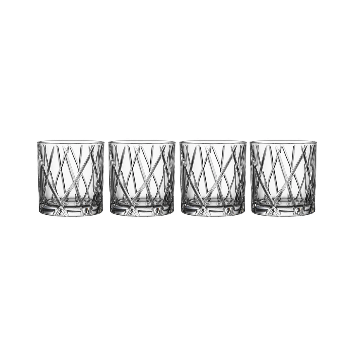 Orrefors Crystal, City DOF Tumbler, Set Of Four 5 Orrefors Crystal, City DOF Tumbler, Set Of Four - Image 3