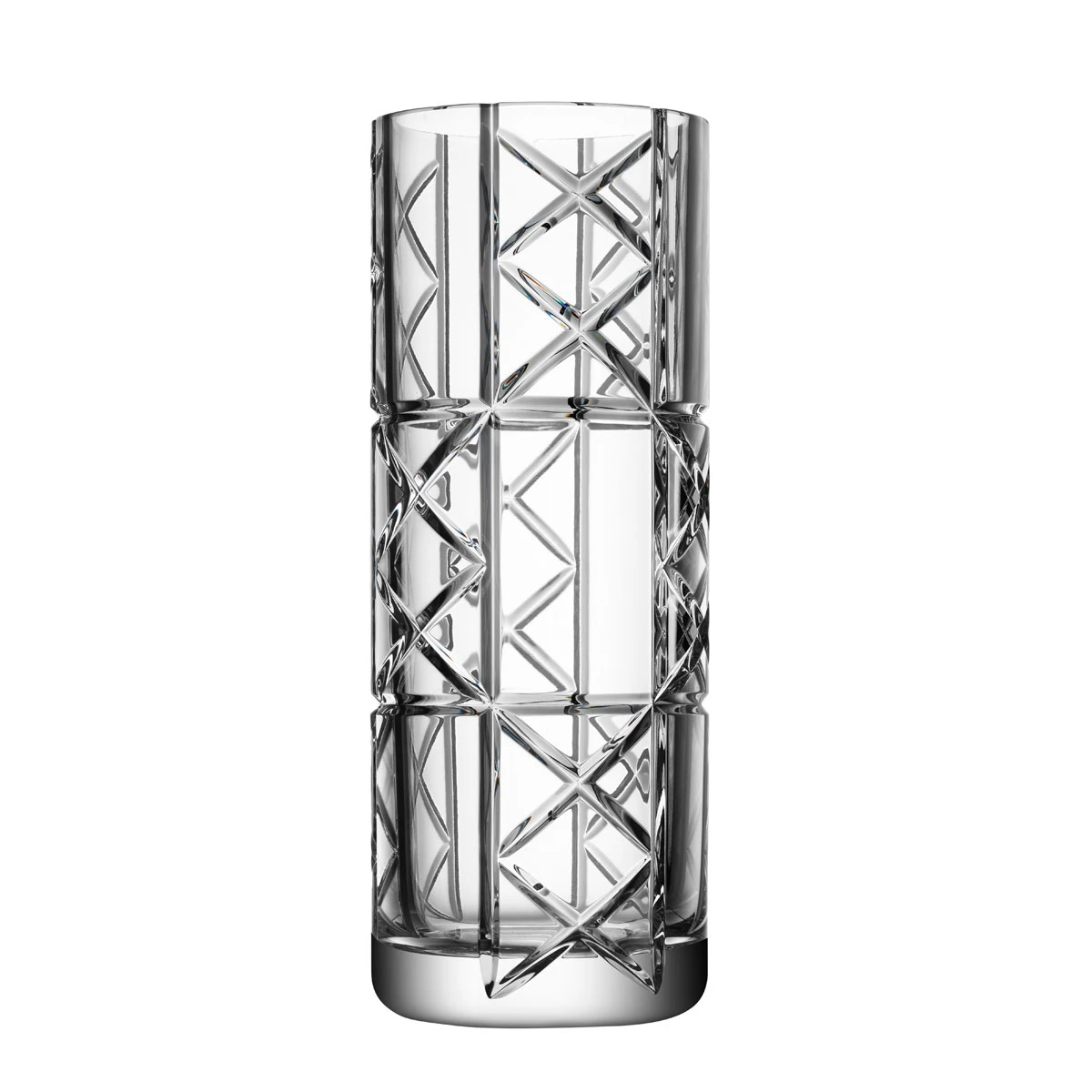 Orrefors Explicit Checks 12" Vase Large 3 Orrefors Explicit Checks 12" Vase Large