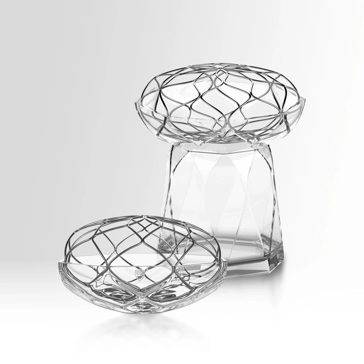 Orrefors Bloom 11" Vase High 4 Orrefors Bloom 11" Vase High - Image 2