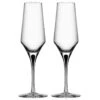 Orrefors Crystal, Metropol Black Champagne Crystal Flute, Pair -Household Products Shop 6410001 a1