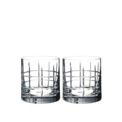Orrefors Crystal, Street DOF Tumbler, Pair