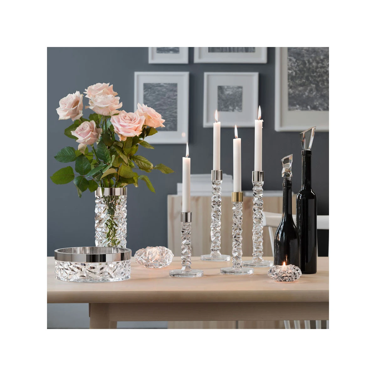 Orrefors Crystal, 8.5" Carat Crystal Bowl 4 Orrefors Crystal, 8.5" Carat Crystal Bowl - Image 2