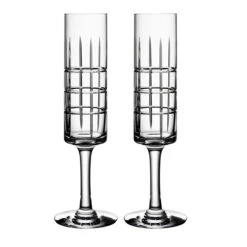 Orrefors Crystal, Street Crystal Champagne, Pair