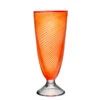 Kosta Boda Red Rim Orange Footed 10 1/2" Crystal Vase -Household Products Shop 7041501 7041501 a1