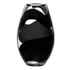Kosta Boda 12 1/8" Non Stop Black Vase