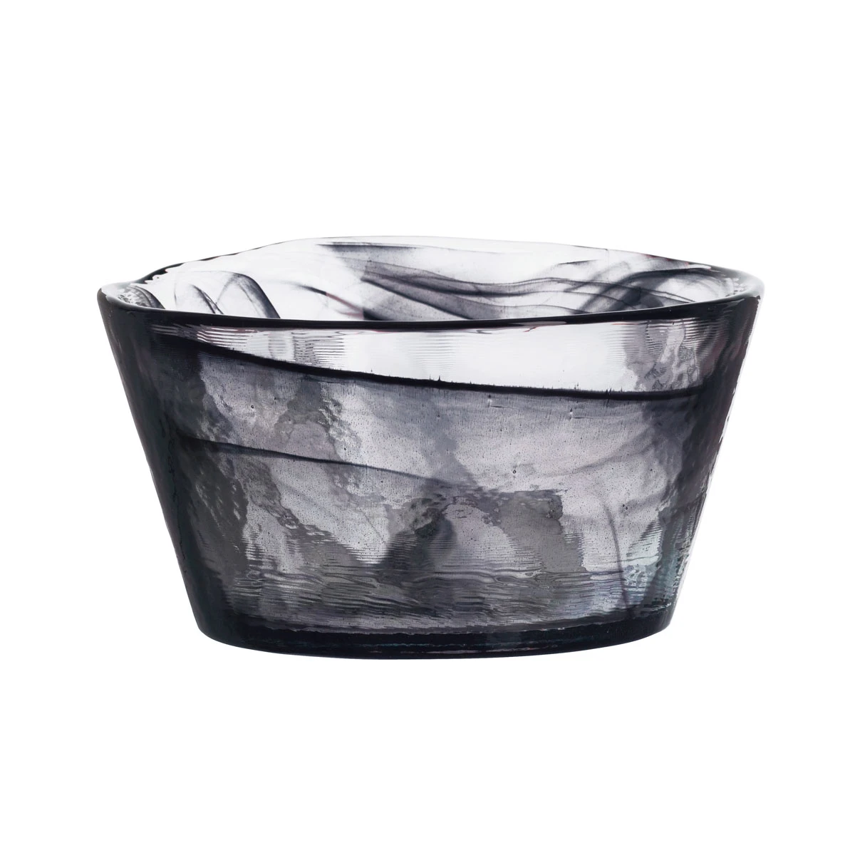Kosta Boda Crystal Mine Black 5.25" Bowl 4 Kosta Boda Crystal Mine Black 5.25" Bowl - Image 2