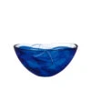 Kosta Boda Contrast 13 3/4" Crystal Bowl, Blue -Household Products Shop 7050451 a1