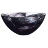 Kosta Boda Contrast 6 1/4" Crystal Bowl, Black -Household Products Shop 7050510 a1