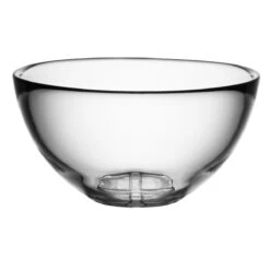 Kosta Boda 8 1/2" Bruk Crystal Serving Bowl, Clear