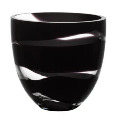 Kosta Boda 9 3/8" Non Stop Black Bowl