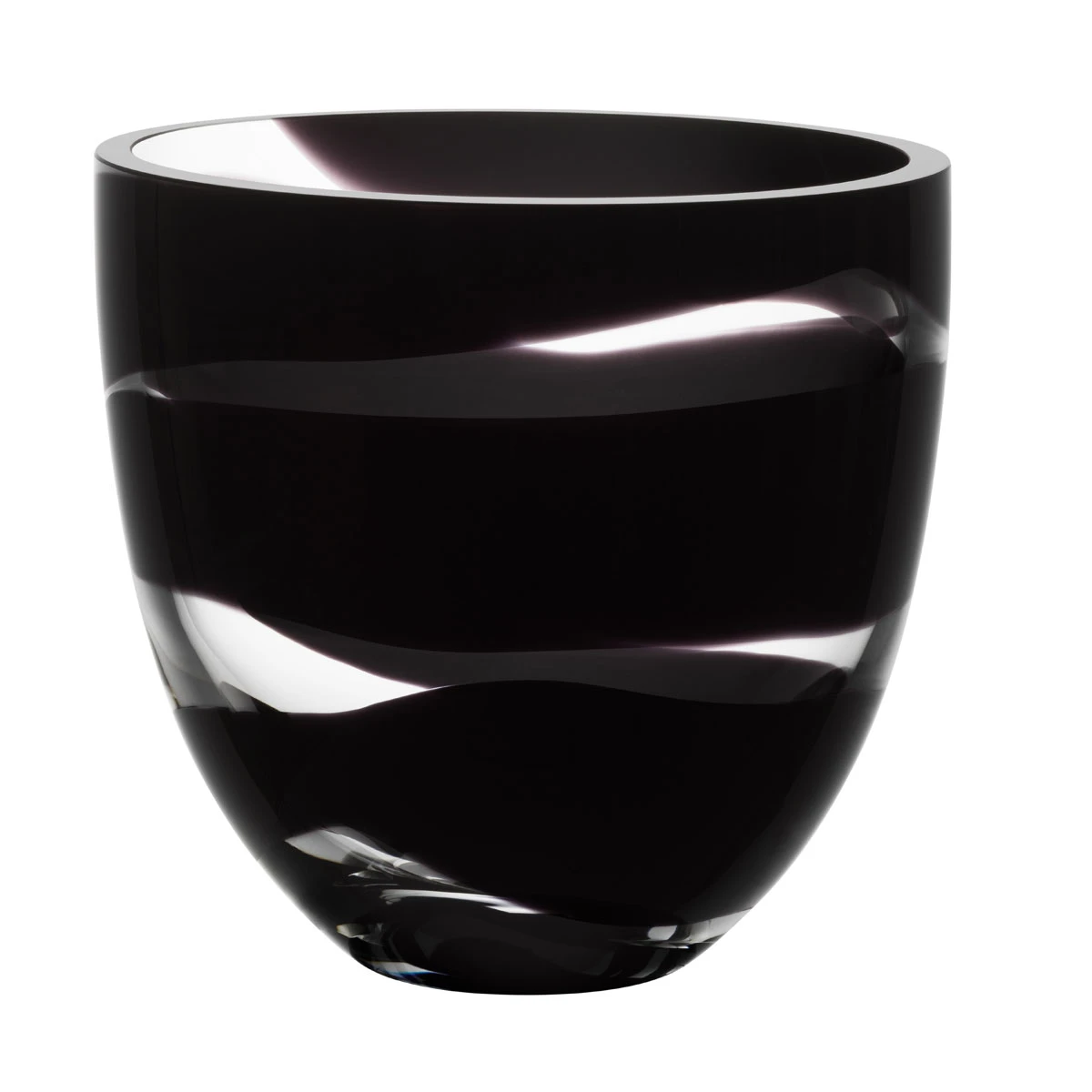 Kosta Boda 9 3/8" Non Stop Black Bowl 3 Kosta Boda 9 3/8" Non Stop Black Bowl