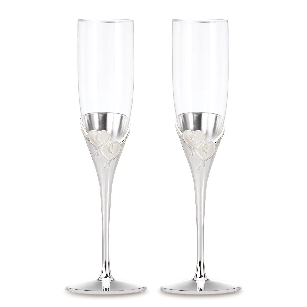 Lenox True Love Toasting Flutes Pair 3 Lenox True Love Toasting Flutes Pair