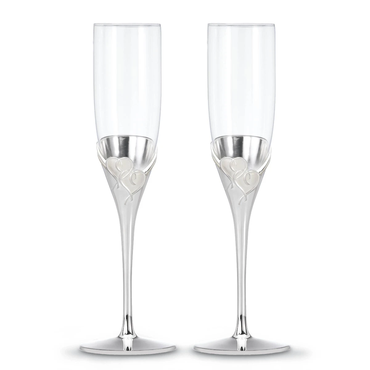 Lenox True Love Toasting Flutes Pair 4 Lenox True Love Toasting Flutes Pair - Image 2