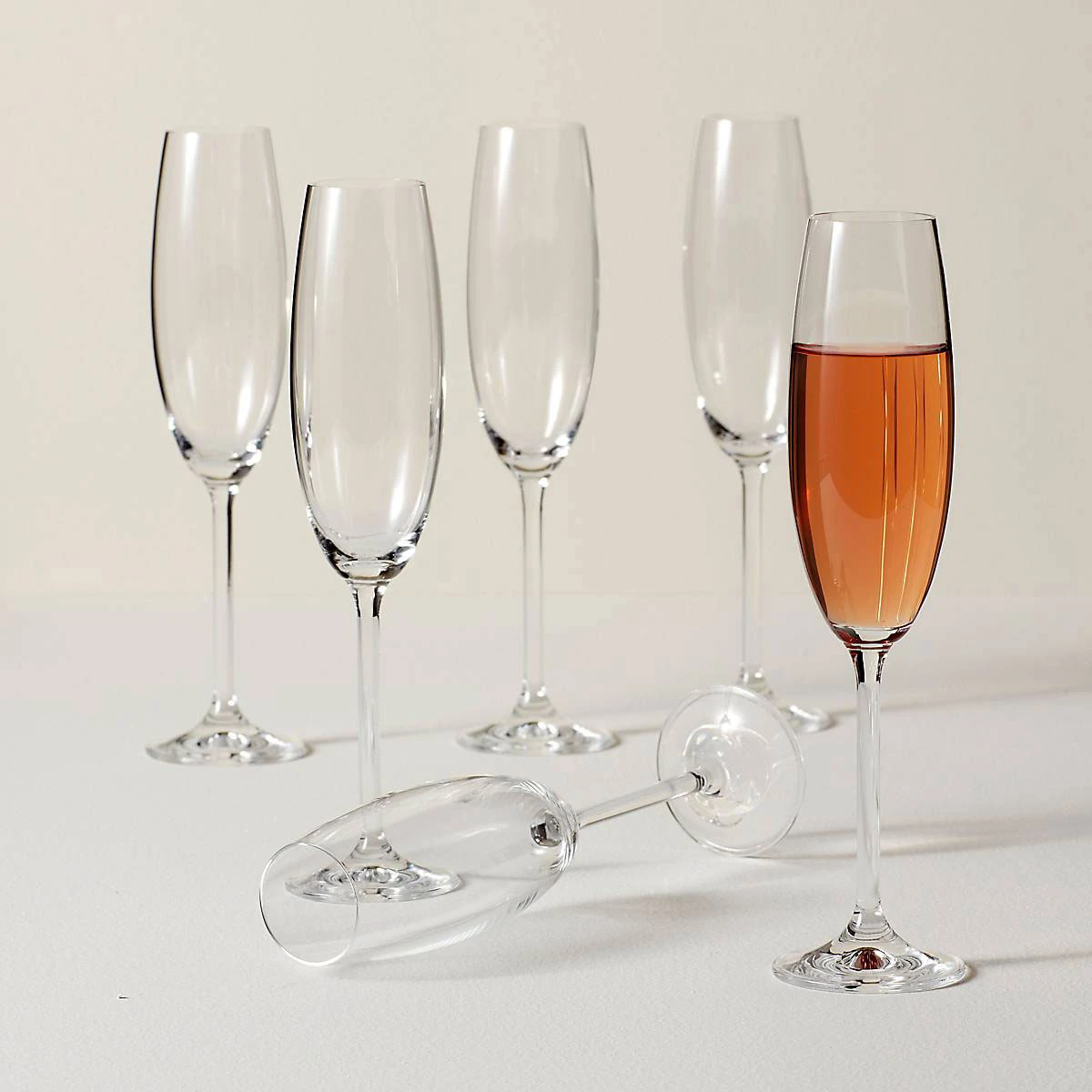 Lenox Tuscany Classics Party Champagne Flutes, Set Of Six 5 Lenox Tuscany Classics Party Champagne Flutes, Set Of Six - Image 3