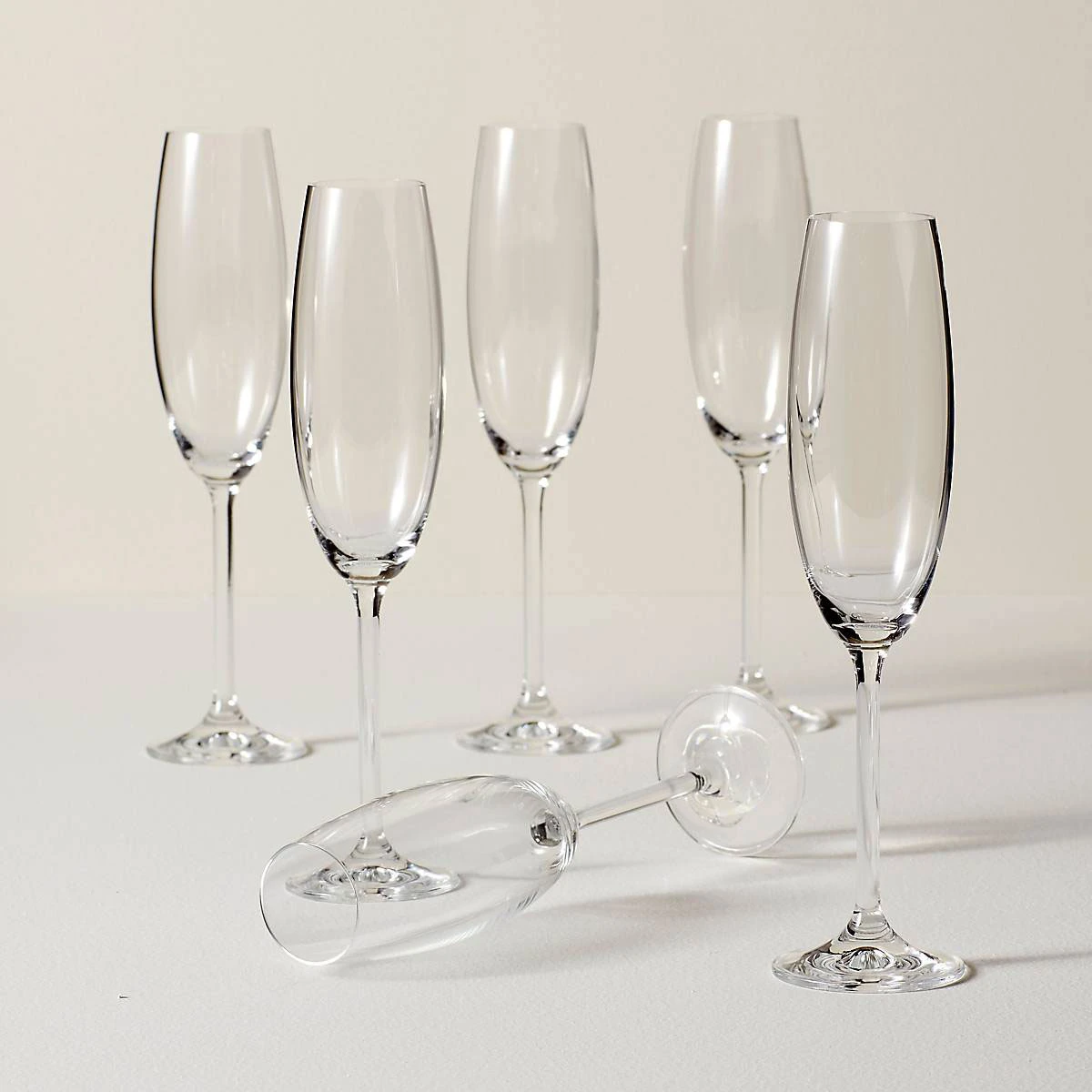 Lenox Tuscany Classics Party Champagne Flutes, Set Of Six 6 Lenox Tuscany Classics Party Champagne Flutes, Set Of Six - Image 4