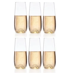 Lenox Tuscany Classics Stemless Champagne Flutes, Set Of Six