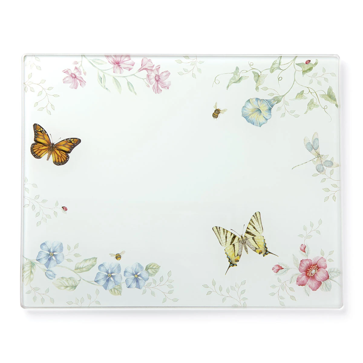 Lenox Butterfly Meadow Dinnerware Glass Large Prep Board 3 Lenox Butterfly Meadow Dinnerware Glass Large Prep Board