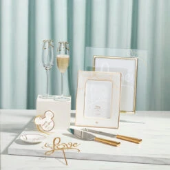 Lenox Disney Bridal Toasting Flutes Pair -Household Products Shop 892953L a3