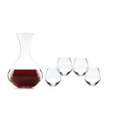 Lenox Tuscany Wine Decanter And 4 Stemless Red Wine Glasses, Set -Household Products Shop 893690L a5