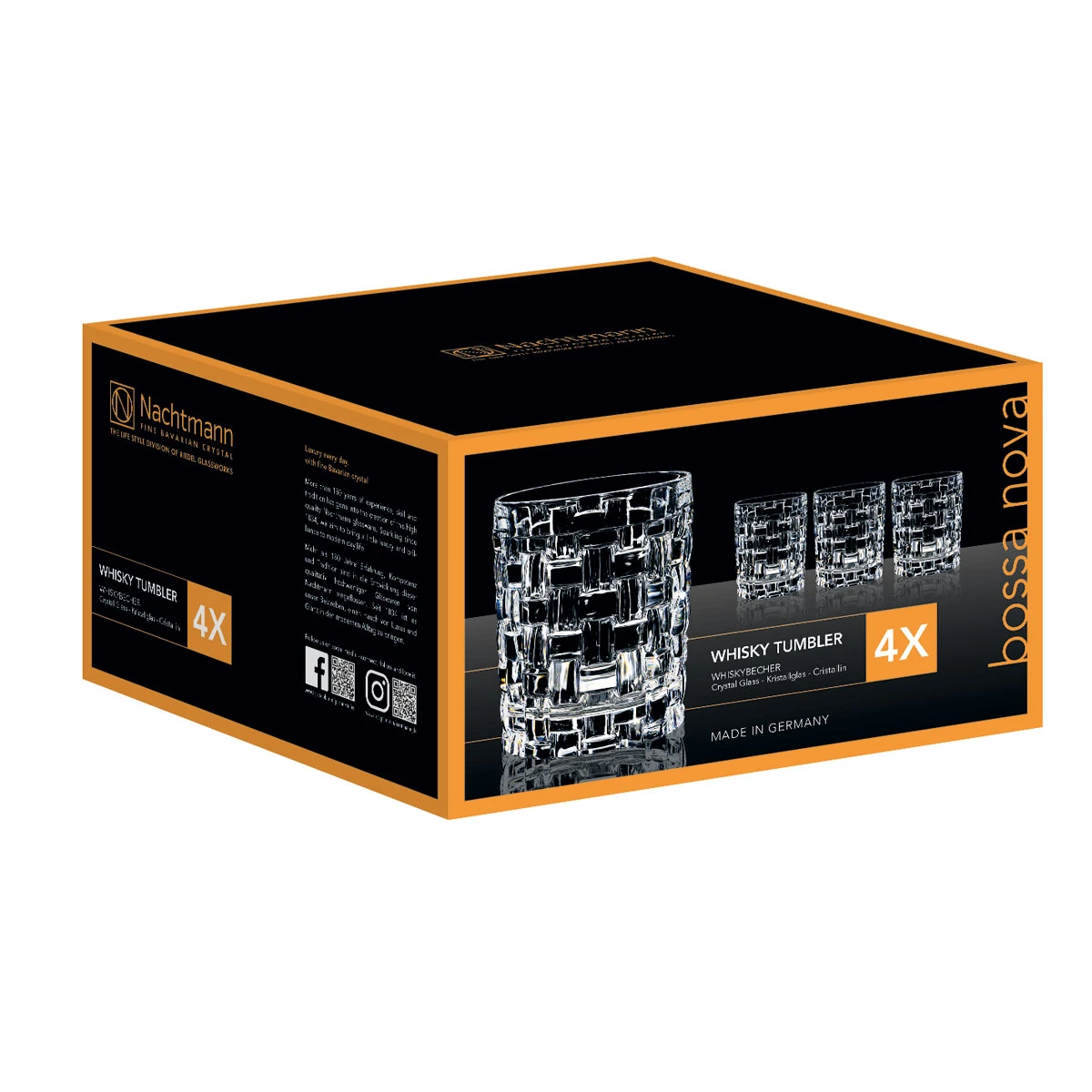 Nachtmann Dancing Stars Bossa Nova Whiskey Tumbler, Set Of 4 4 Nachtmann Dancing Stars Bossa Nova Whiskey Tumbler, Set Of 4 - Image 2