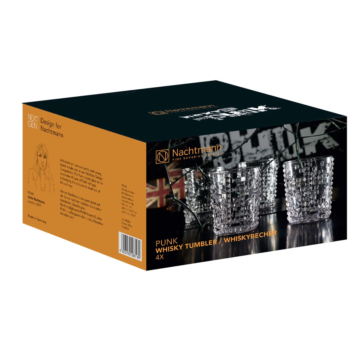 Nachtmann Punk Whiskey Tumbler, Set Of 4 5 Nachtmann Punk Whiskey Tumbler, Set Of 4 - Image 3