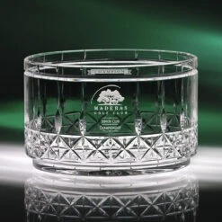 Crystal Blanc, Personalize! 9 3/4" Concerto Crystal Bowl -Household Products Shop CB605 a2
