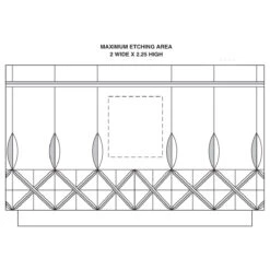 Crystal Blanc, Personalize! 9 3/4" Concerto Crystal Bowl -Household Products Shop CB605 a3