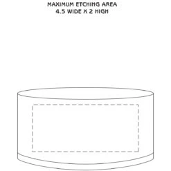 Crystal Blanc, Personalize! 6" Carrington Crystal Bowl