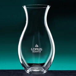 Crystal Blanc, Personalize! 7" Erika Crystal Vase -Household Products Shop CB824 a1