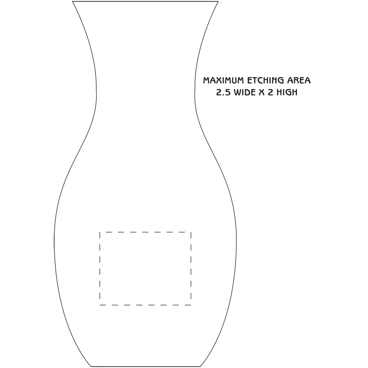 Crystal Blanc, Personalize! 10" Erika Crystal Vase 3 Crystal Blanc, Personalize! 10" Erika Crystal Vase