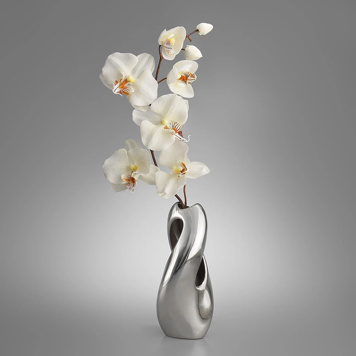 Nambe Pebble Twist Bud 8" Vase 5 Nambe Pebble Twist Bud 8" Vase - Image 3