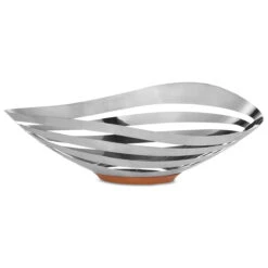 Nambe Pulse Bread, Fruit 16" Bowl