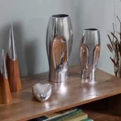 Nambe Metal 10" Face Vase 8 Nambe Metal 10" Face Vase -Household Products Shop MT1486N a3