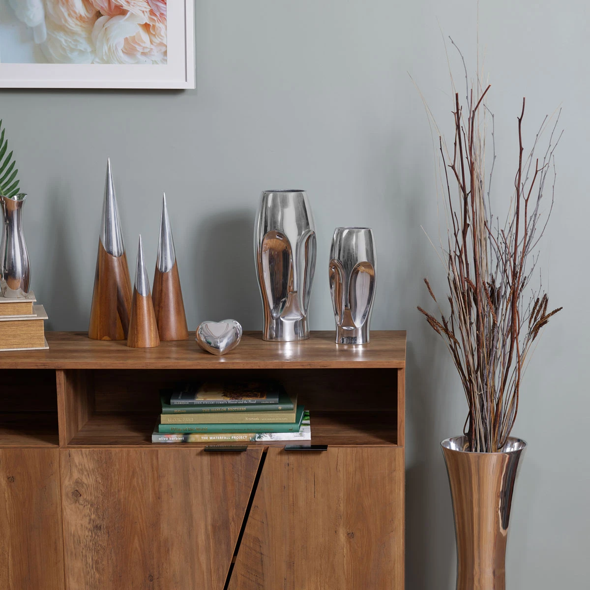 Nambe Metal 10" Face Vase 6 Nambe Metal 10" Face Vase - Image 4